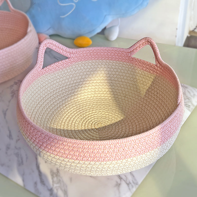 Pannier en bambou pour chat