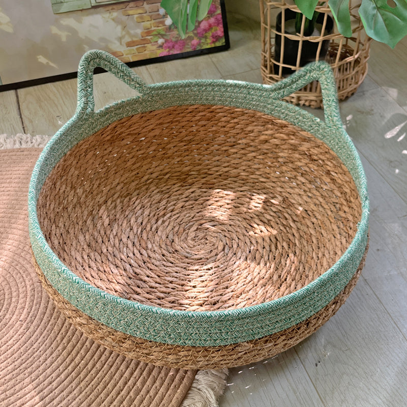 Pannier en bambou pour chat